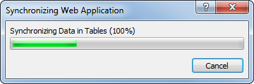 Synchronizing data in tables