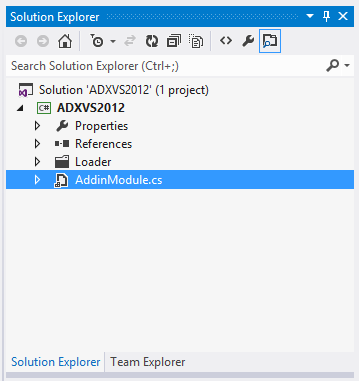 Solution Explorer