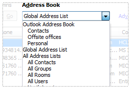 accessing the Global Address List